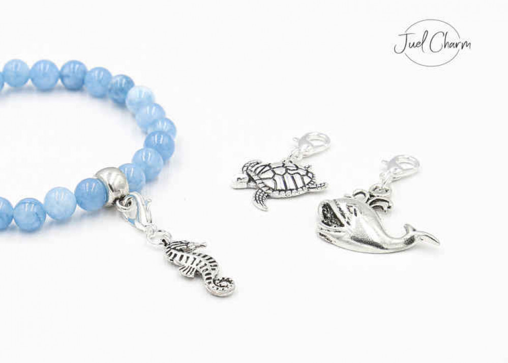 Seahorse, turtle and whale charms - how cute! Seahorse, turtle and whale charms - how cute!