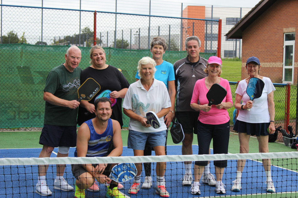 Pickleball players at Macclesfield Tennis Club. (Image - Macclesfield Nub News)