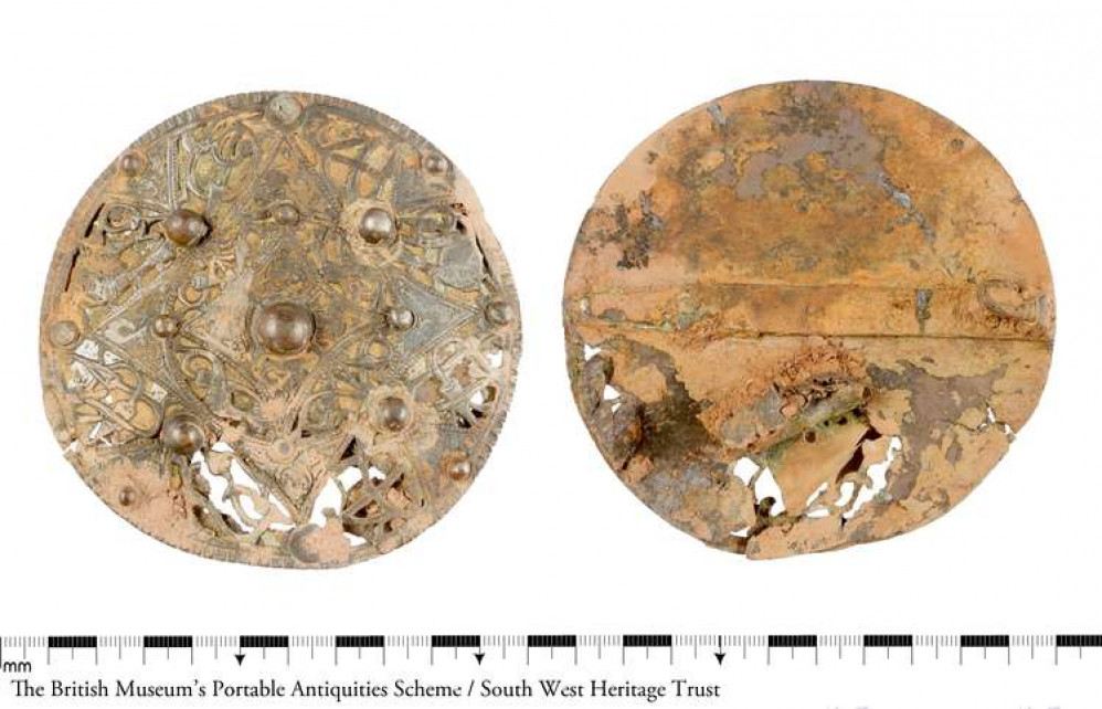 The early medieval brooch found in Cheddar (Photo: British Museum/South West Heritage Trust)