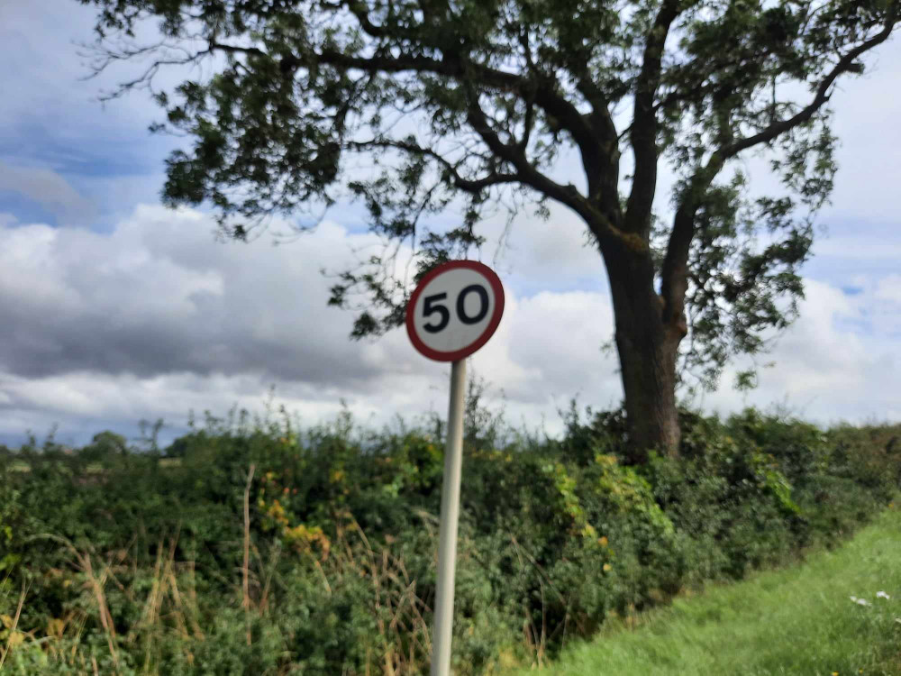 The speed limit on the road was reduced to 50, but the route is still considered dangerous. Image credit: Nub News. 