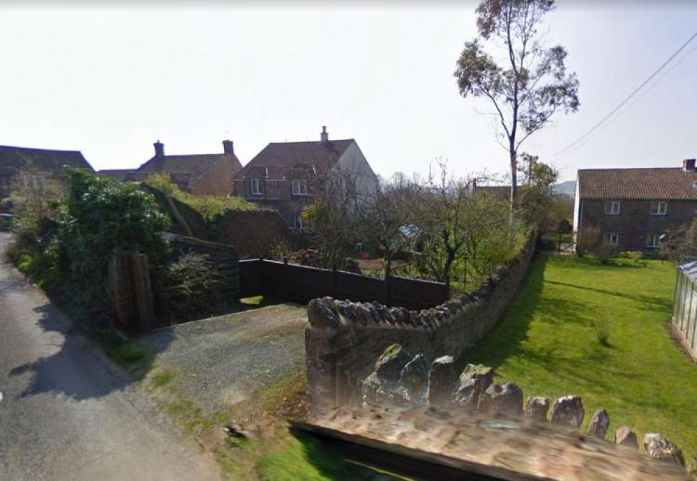 The garden of The Cottage in Draycott, where the new house will be built (Photo: Google Street View)