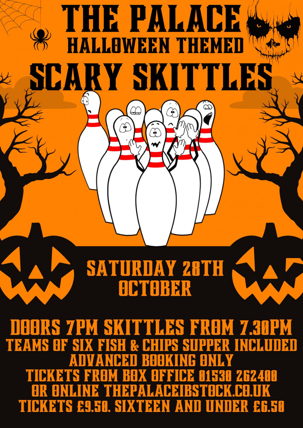 Scary Skittles at The Palace, Ibstock, near Coalville