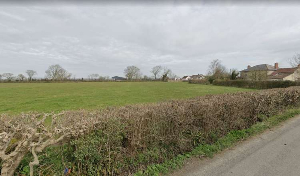 The area of land where the riding arena and stable block is proposed (Photo: Google Street View)