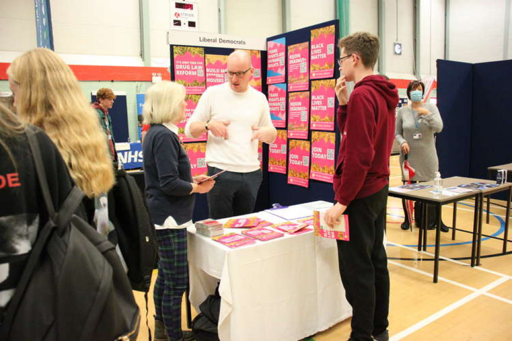 The Freshers' Fair at Strode