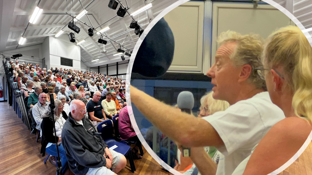 The panel faced tough questions from Burnham residents, regarding the future of the town's medical centre. (Photos: Ben Shahrabi) The panel faced tough questions from Burnham residents, regarding the future of the town's medical centre. (Photos: Ben Shahrabi)