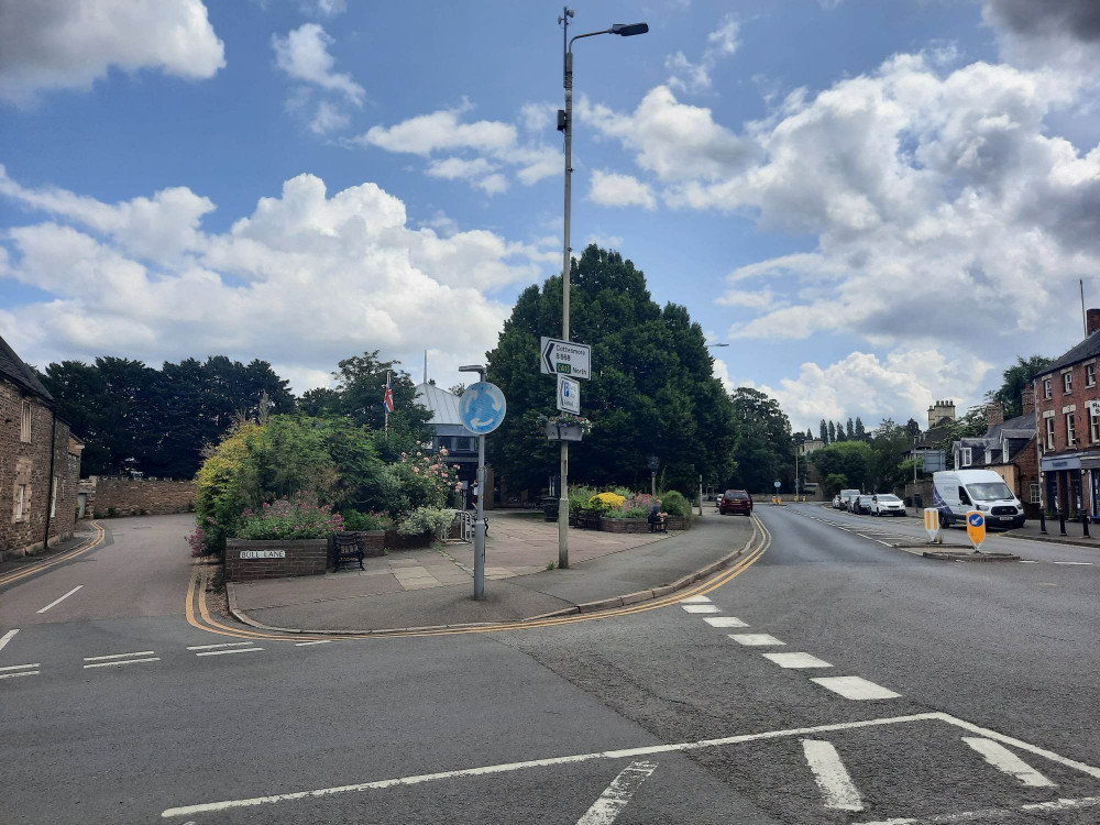 The poster was on display outside Rutland Library, Oakham. Image credit: Nub News. 