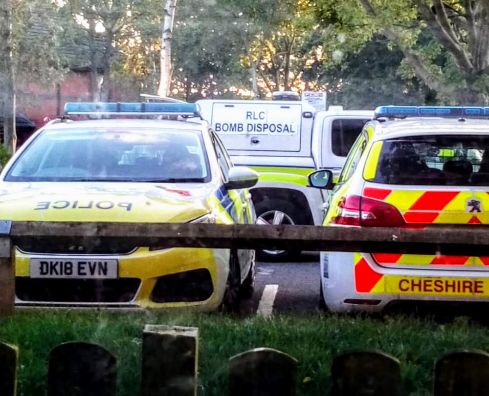 Cheshire Police came across what was believed to be an explosive weapon inside a Crewe flat (Nub News).