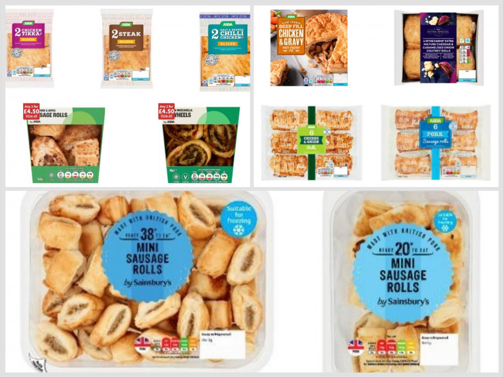 Pastry products sold at Tesco, Aldi, Asda and Sainsbury’s are being recalled over fears they may contain pieces of metal and plastic. (Image - Food Standards Agency)