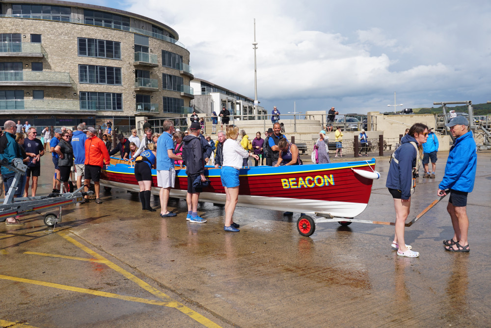 The new gig is launched into the water