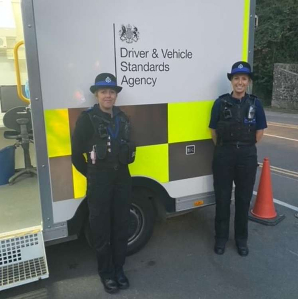 Police and the DVSA were in Cheddar Gorge at the weekend