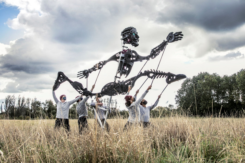 Catch this giant puppet at Yeovil 