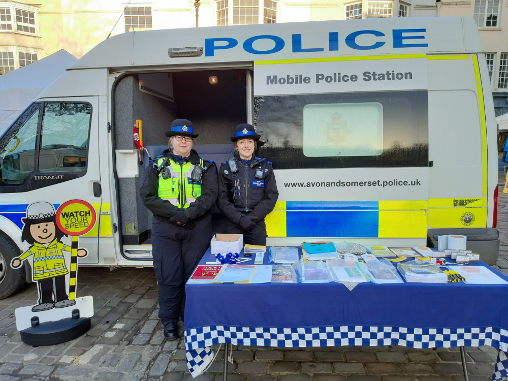 The Mobile Police Station in Wells