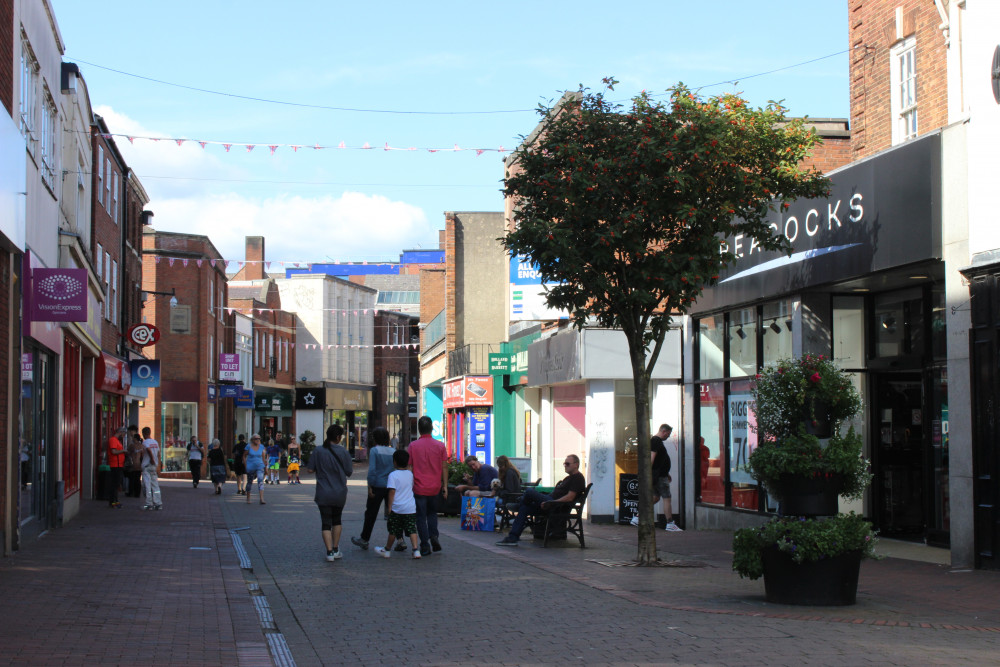 Mill Street in Macclesfield last week. (Image - Macclesfield Nub News) 