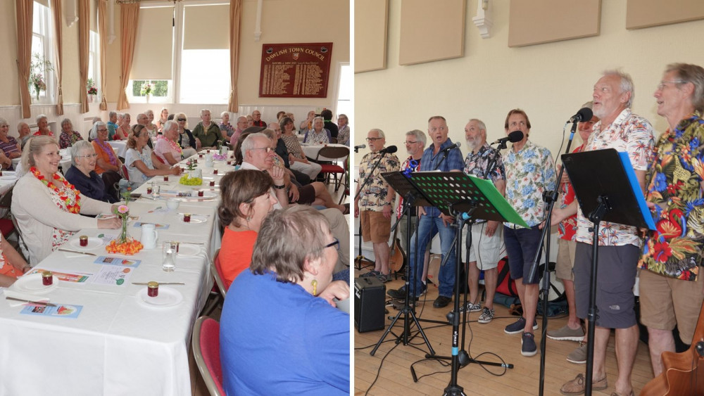 The Back Beach Boyz entertain at The Manor House (Dawlish Town Council)