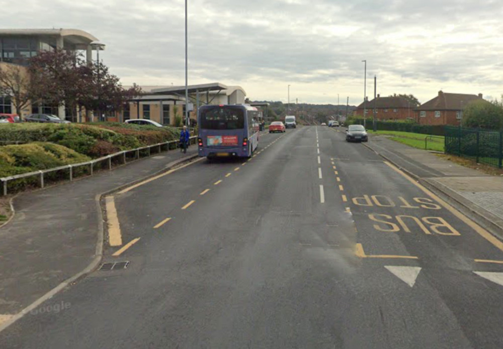 Armed police descended on Dawlish Drive in Bentilee shortly before 4pm on 30 August (Google).