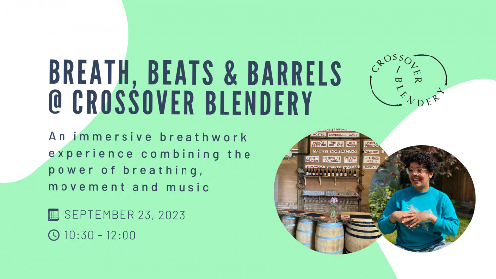 Breath, Beats & Barrels @Crossover Blendery LAST ONE OF 2023! Breath, Beats & Barrels @Crossover Blendery LAST ONE OF 2023!