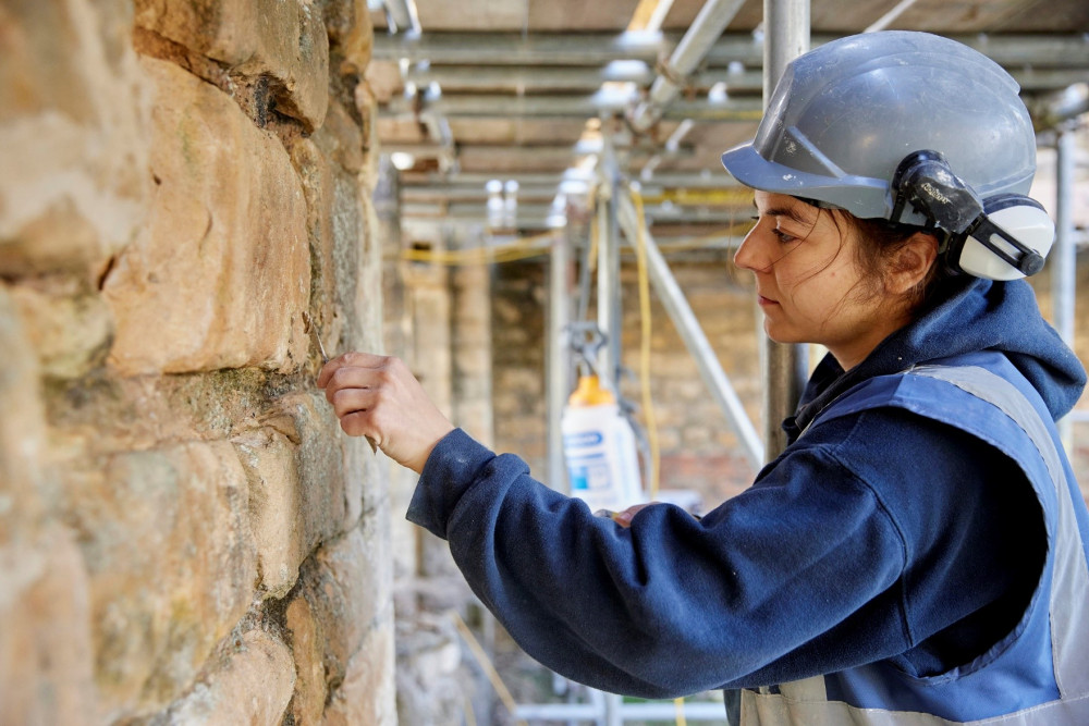 Conservation in Action day at Pendennis Castle. (Image: English Heritage) 