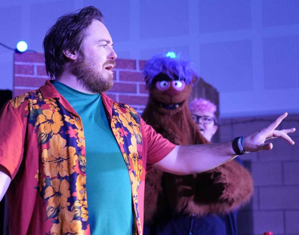 Rutland Musical Theatre performed 'Avenue Q' at Rutland Showground last week. Image credit: RMT. 