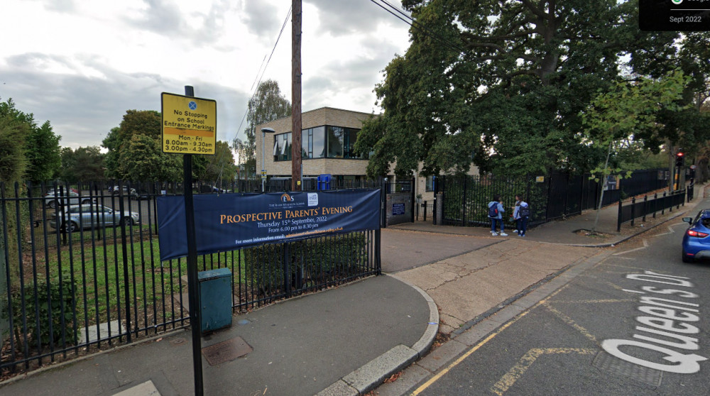 The Ellen Wilkinson School for Girls is a comprehensive, foundation secondary school for 1400 girls aged 11–19 year (image via maps.google.com)