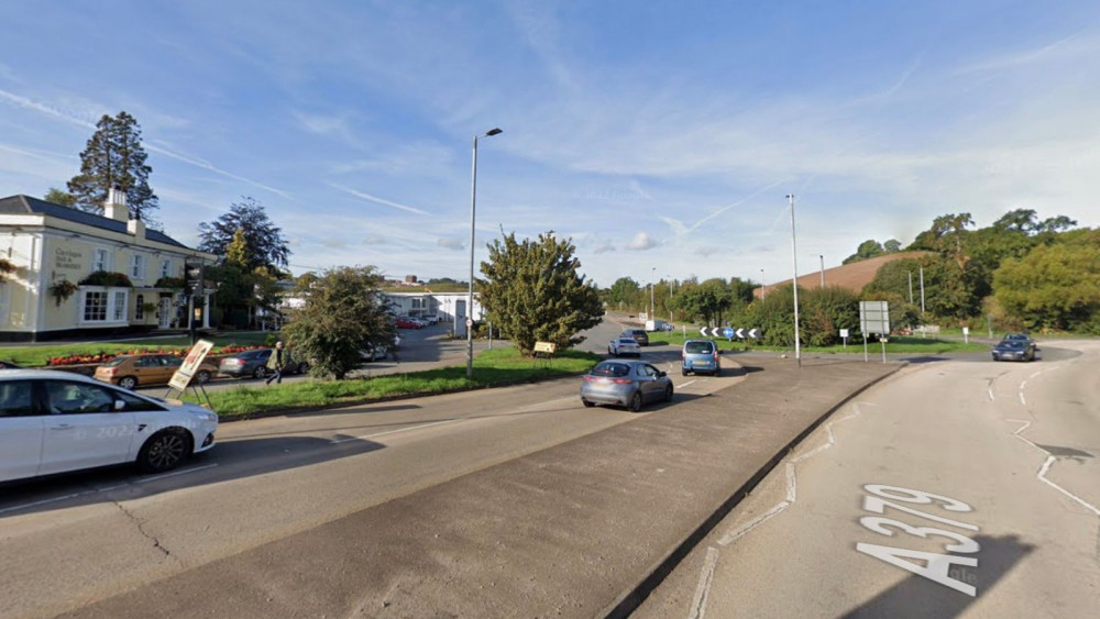 A379 Devon Hotel roundabout (Google) A379 Devon Hotel roundabout (Google)
