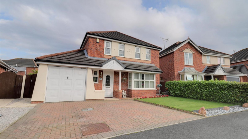 The detached property is in Parkfield, Crewe. (Photos: Stephenson Browne)