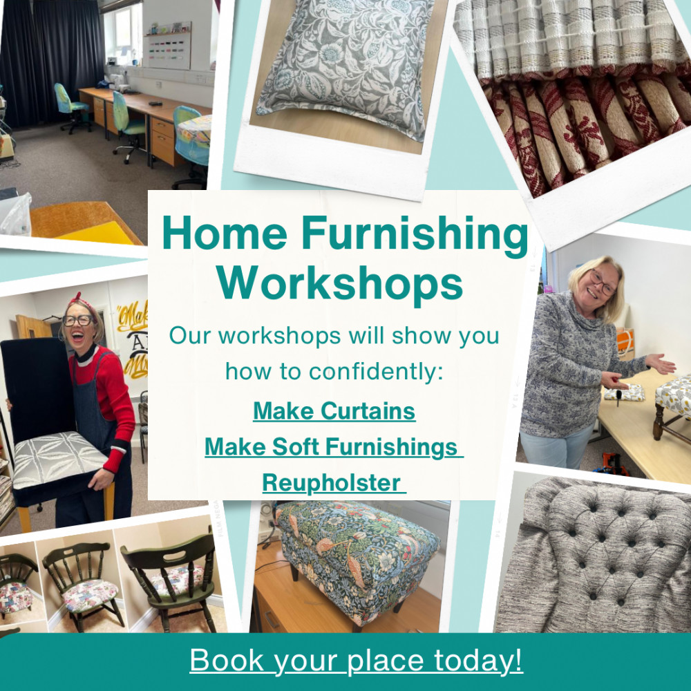 Beginners Upholstery Workshop at Coalville CAN, Memorial Square, Coalville, Leicestershire Beginners Upholstery Workshop at Coalville CAN, Memorial Square, Coalville, Leicestershire