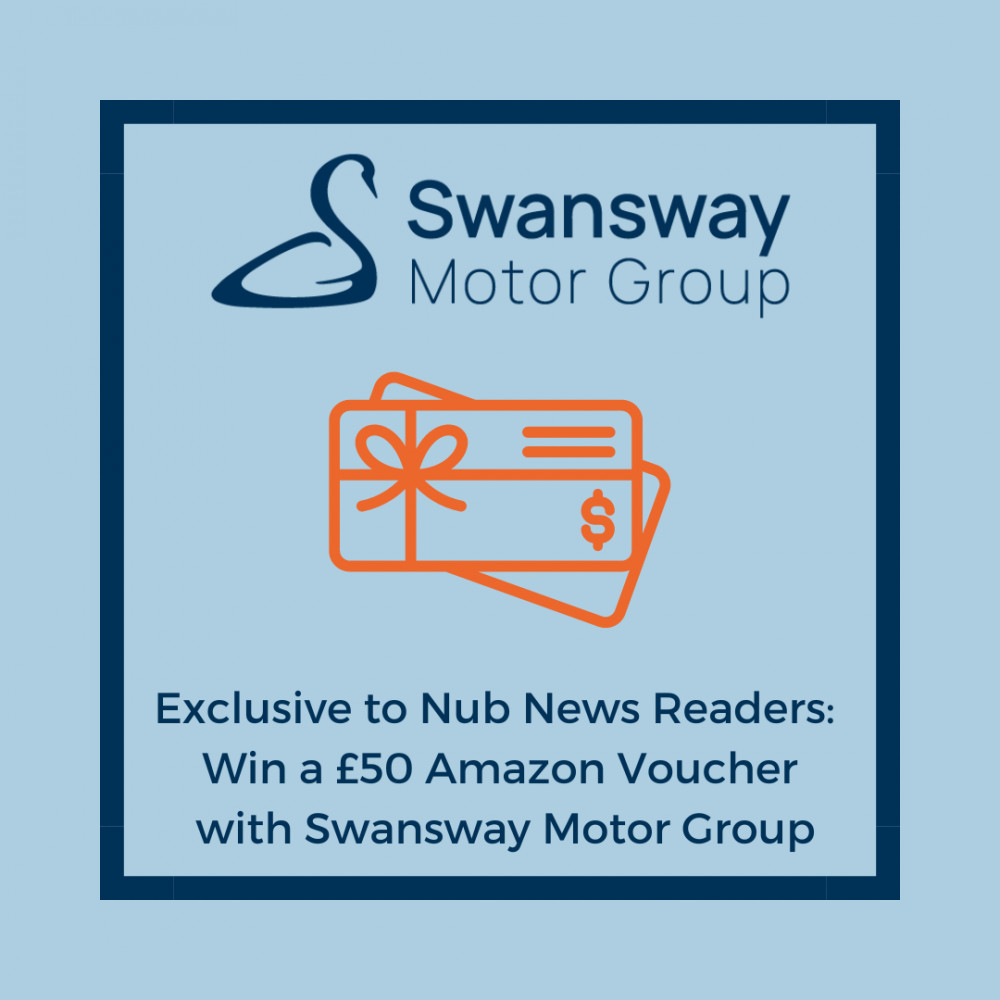 Nub News readers have the chance to win one of five £50 Amazon vouchers, courtesy of Swansway Motor Group.