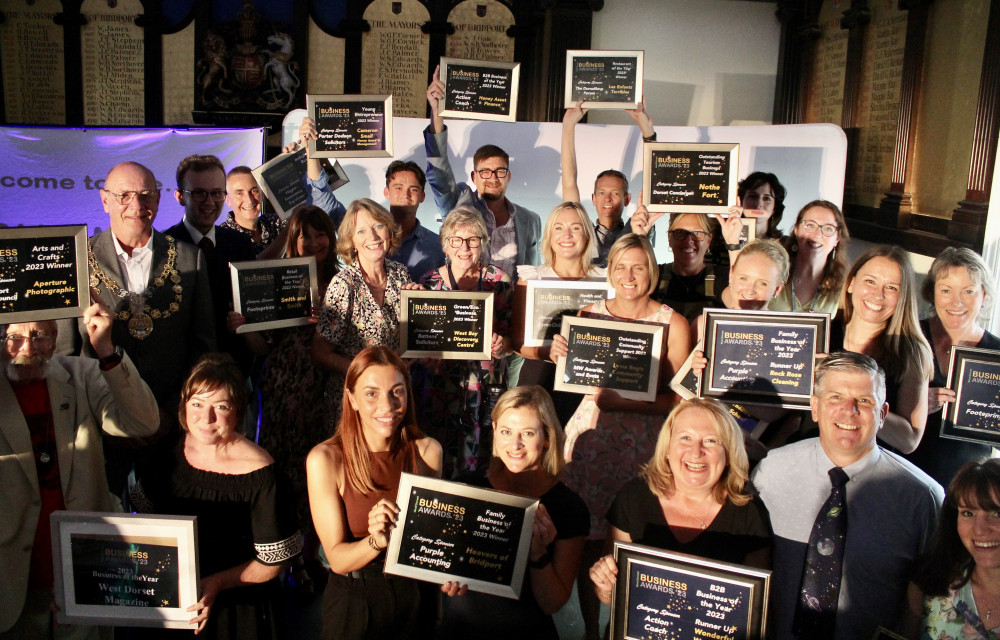 Winners and runners up at the West Dorset Gold Awards