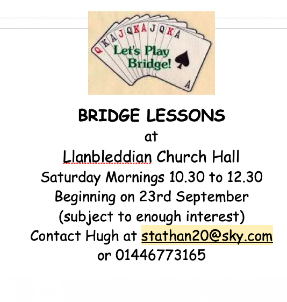 Bridge lessons Bridge lessons