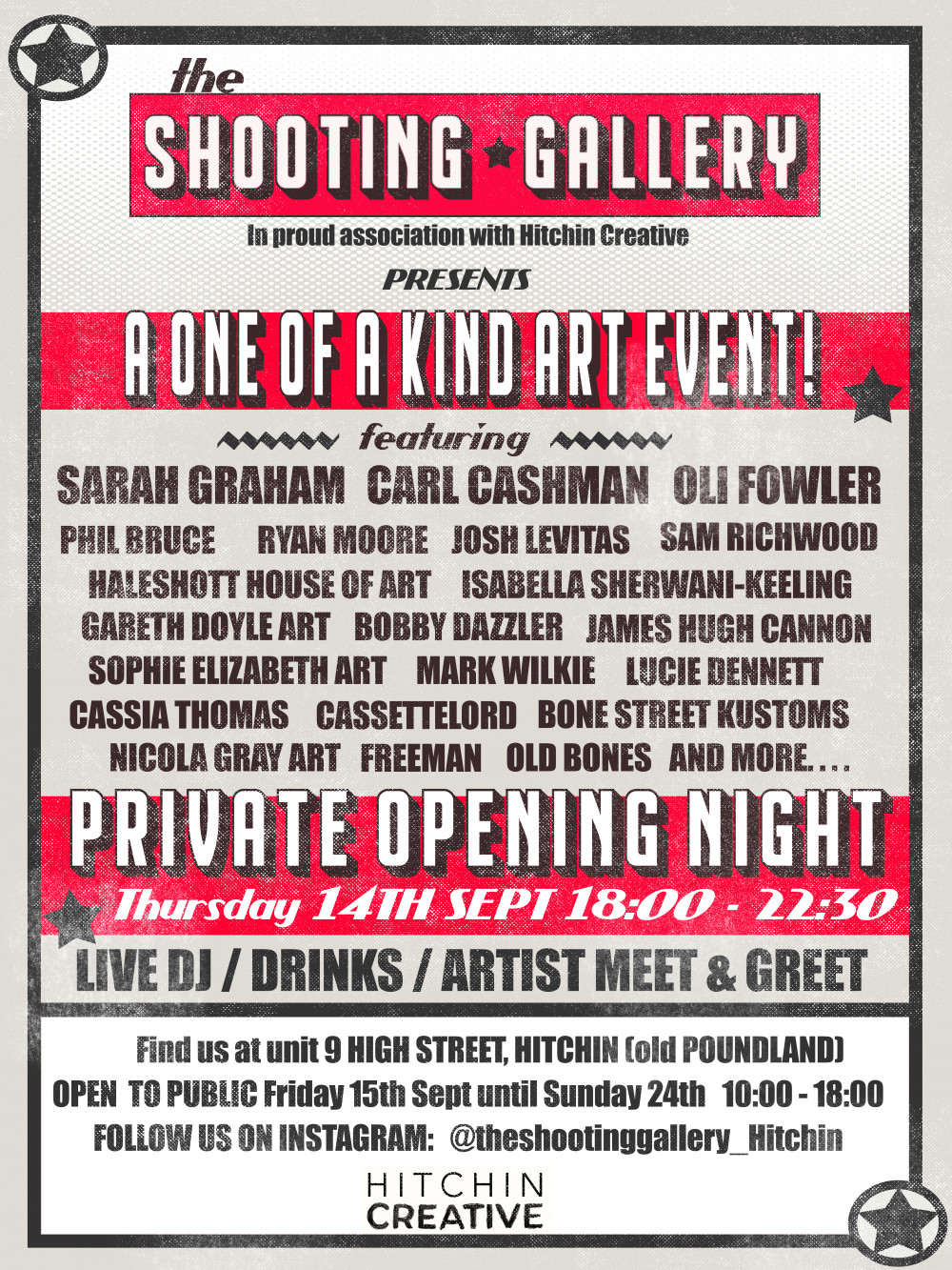 The Shooting Gallery - A one of a kind art event! The Shooting Gallery - A one of a kind art event!