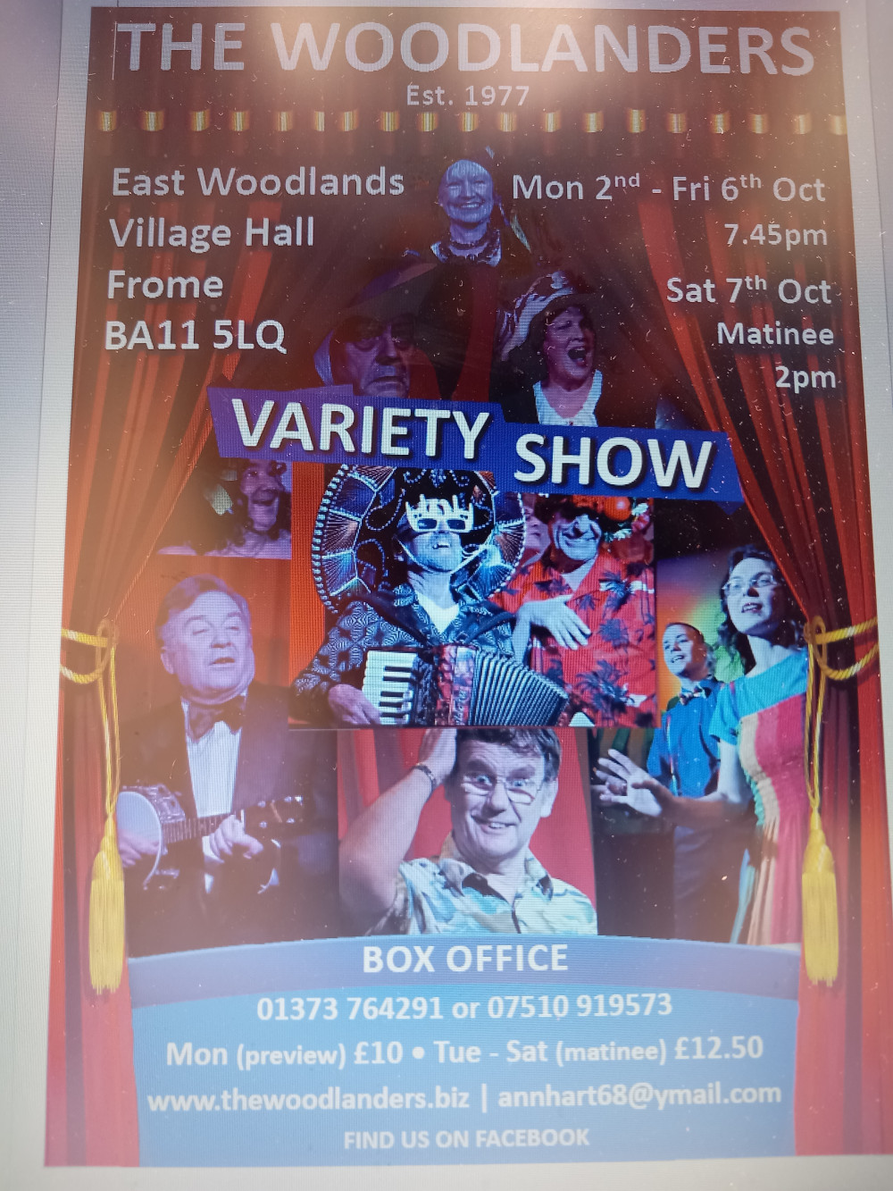 The Woodlanders Variety Show The Woodlanders Variety Show