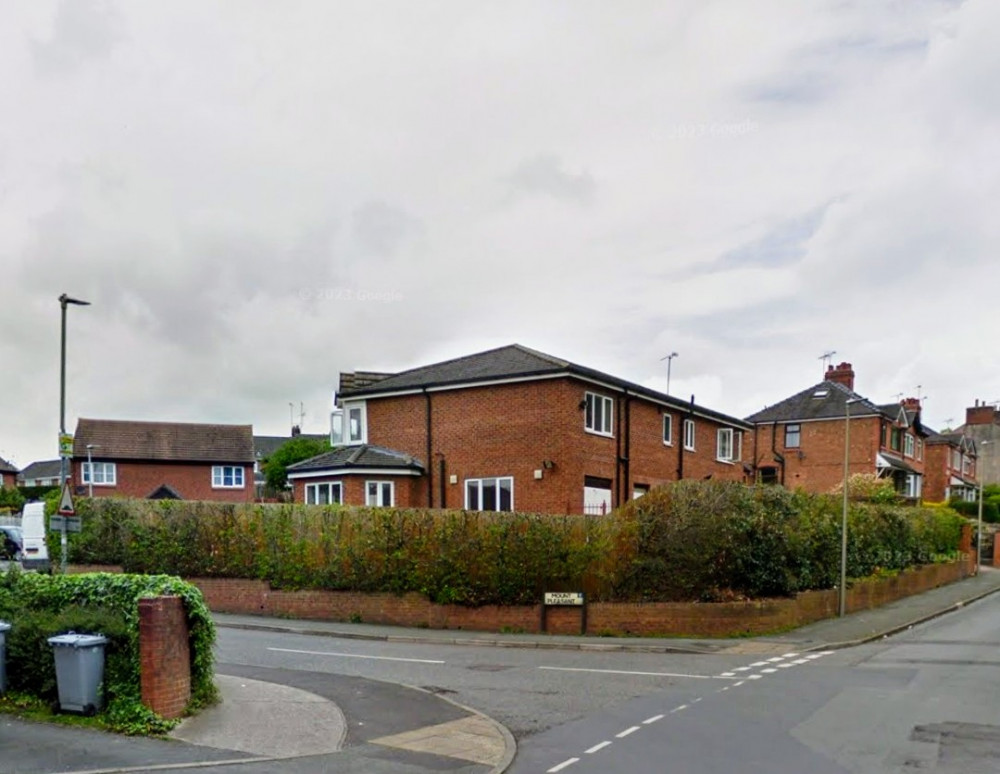 A fight between a group of men ended up with a house window being smashed in Crewe (Google).