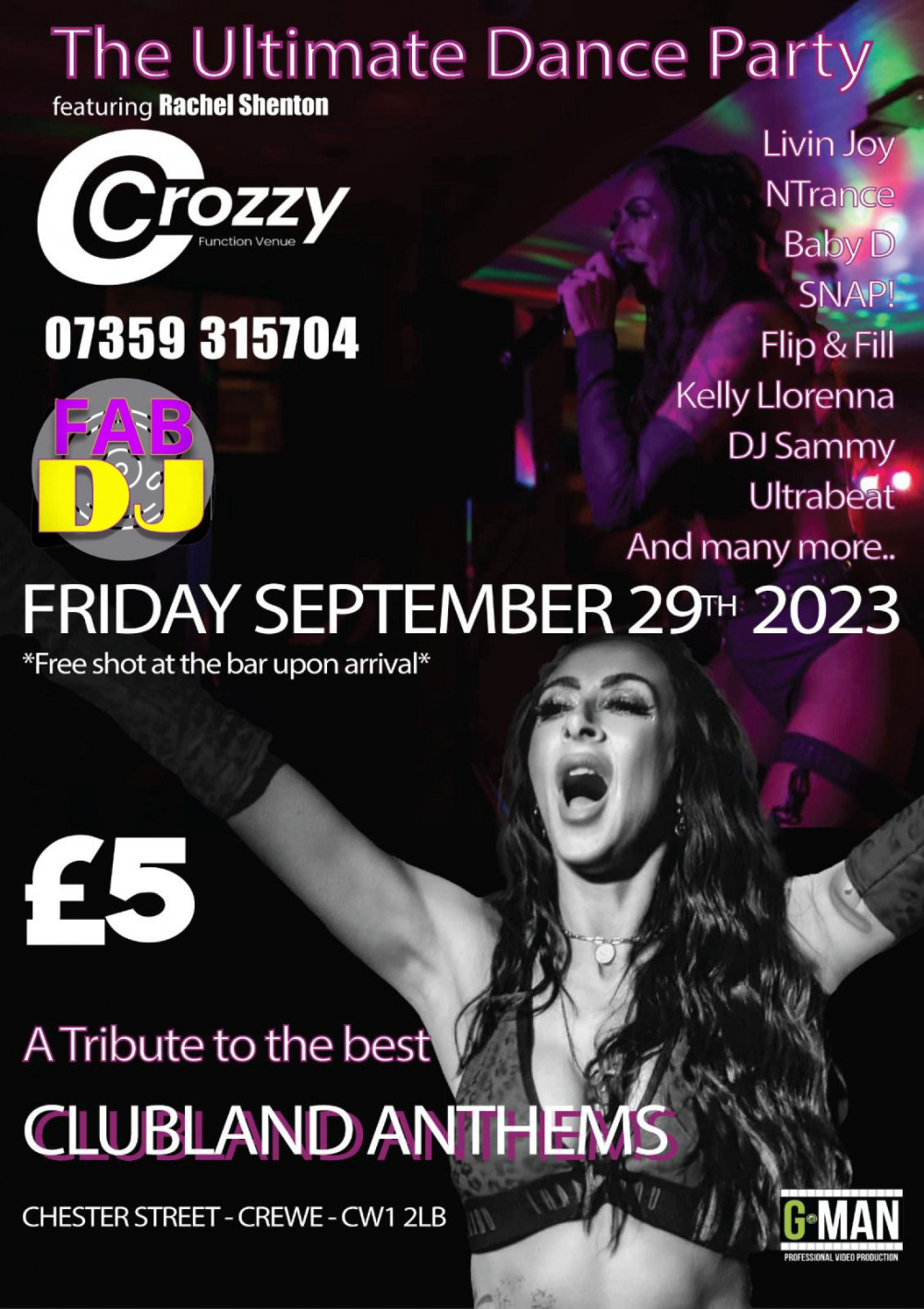 A night of dance anthems A night of dance anthems