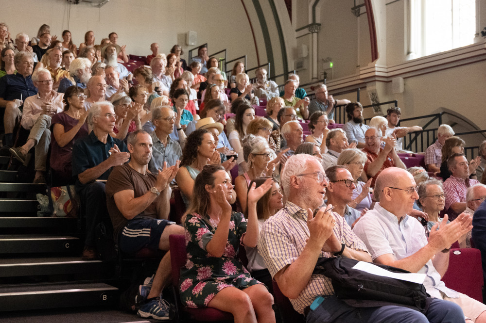 The Dorset COP event was well received by the audience at Dorchester Corn Exchange (photo credit: Ben Tettmar)