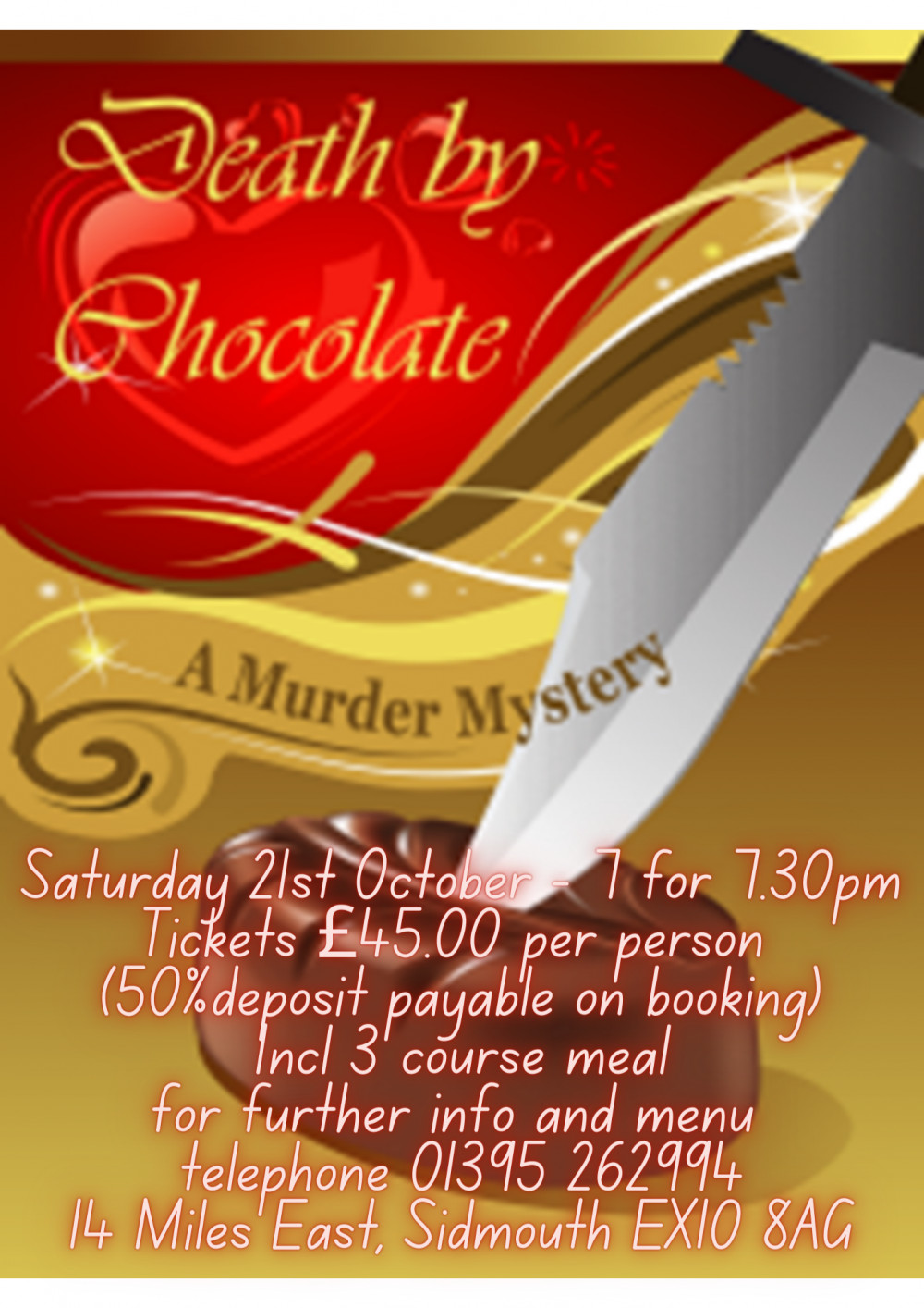 Murder Mystery - Death by Chocolate Murder Mystery - Death by Chocolate