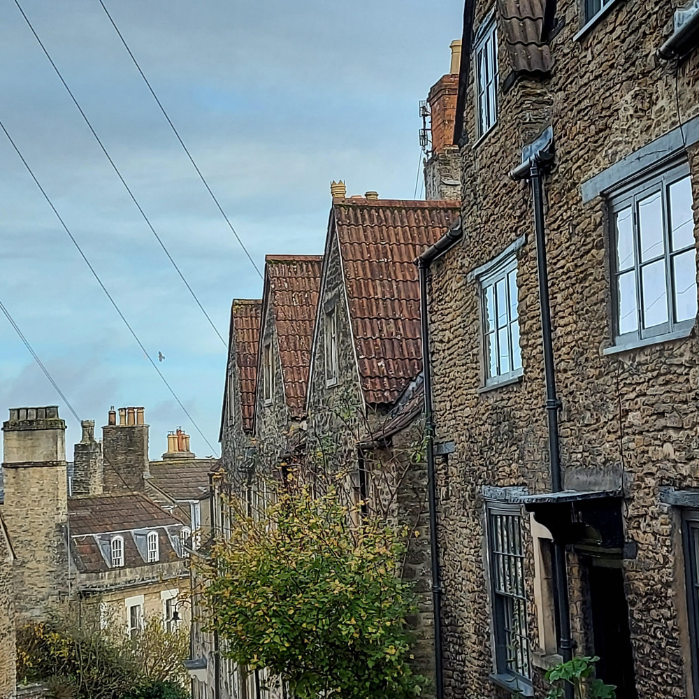 The robbery happened on Gentle Street in Frome ; file photo of the area