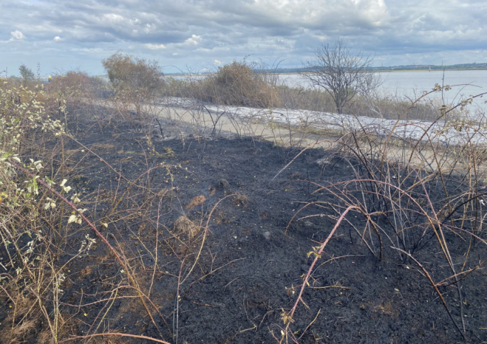 The scene at East Tilbury. 