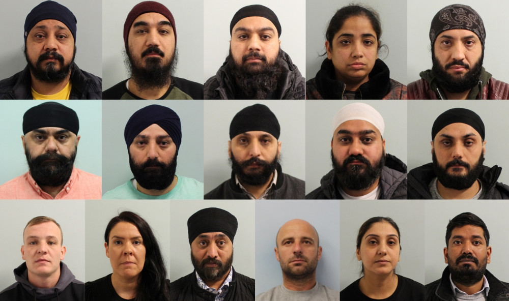 Top row (FL): Charan Singh; Valjeet Singh; Swander Dhal; Amarjeet Alabadis; Diljan Malhotra. Second row (FL): Jackdar Kapoor; Jaginder Singh Kapoor; Jasbeer Malhotra; Jasbir Dhal; Jasbir Kapoor. Bottom row (FL): Joe Round; Louise Smith; Manmon Kapur; Mircea Denes; Pinky Kapur; Sundar Vengadassalam (image via NCA)