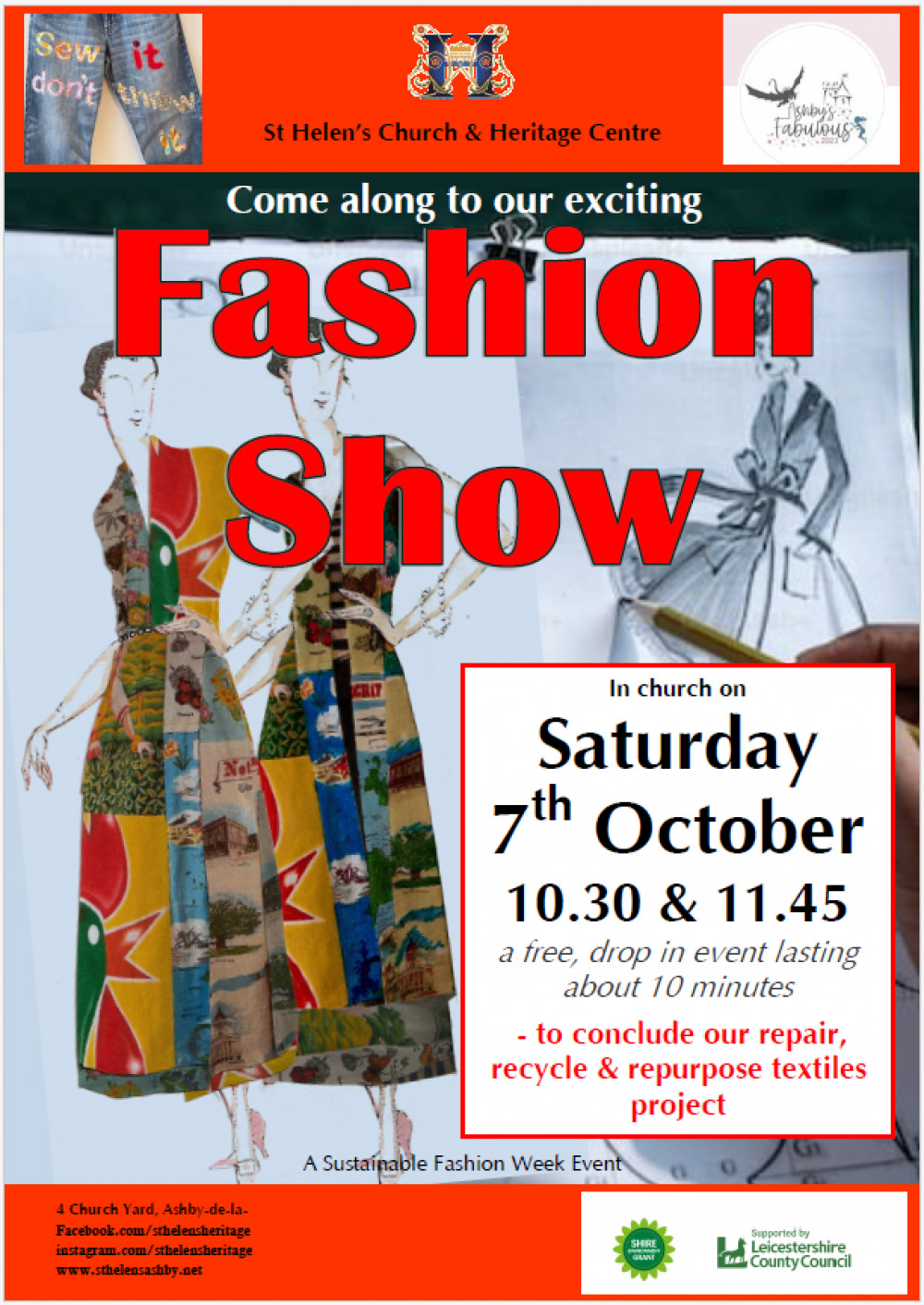 Fashion Show at St Helen's Church, Ashby de la Zouch Fashion Show at St Helen's Church, Ashby de la Zouch