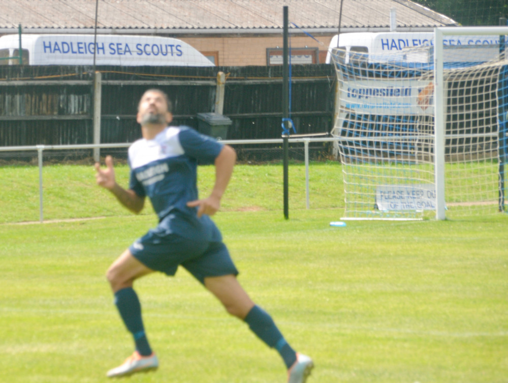 Hadleigh's Carlos Edwards scored at Ely (Picture: Nub News) Hadleigh's Carlos Edwards scored at Ely (Picture: Nub News)