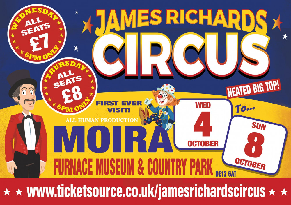 James Richards Circus at Moira Furnace & Country Park, near Ashby de la Zouch