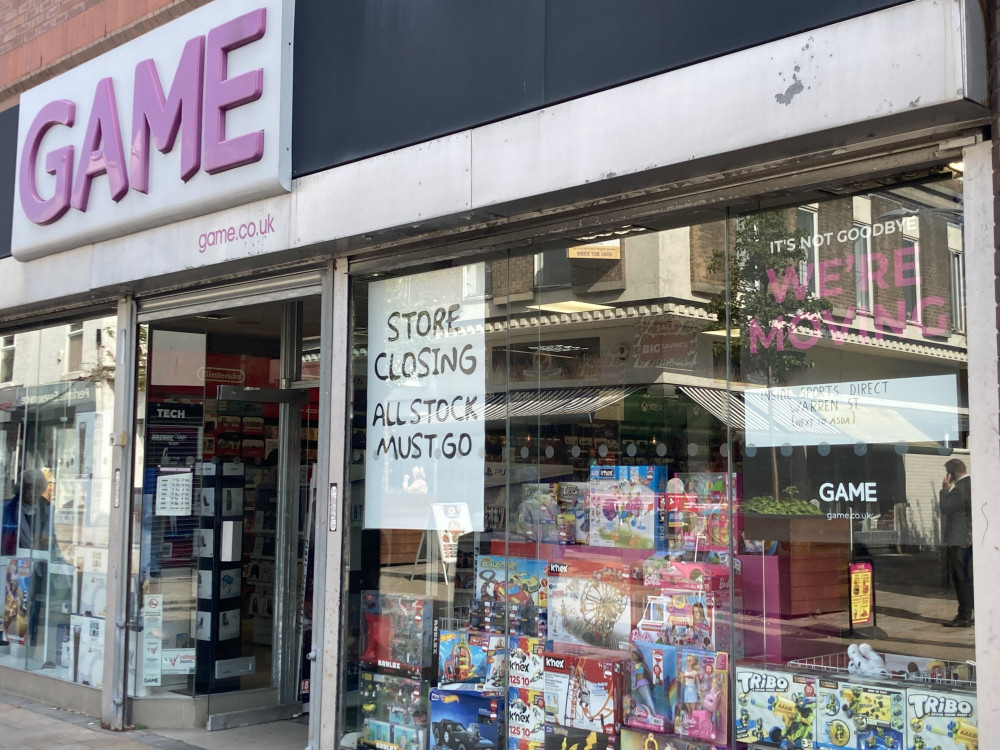 The GAME branch on Prince's Street is closing, set for relocation to within Sports Direct on Warren Street (near ASDA) (Image - Alasdair Perry)