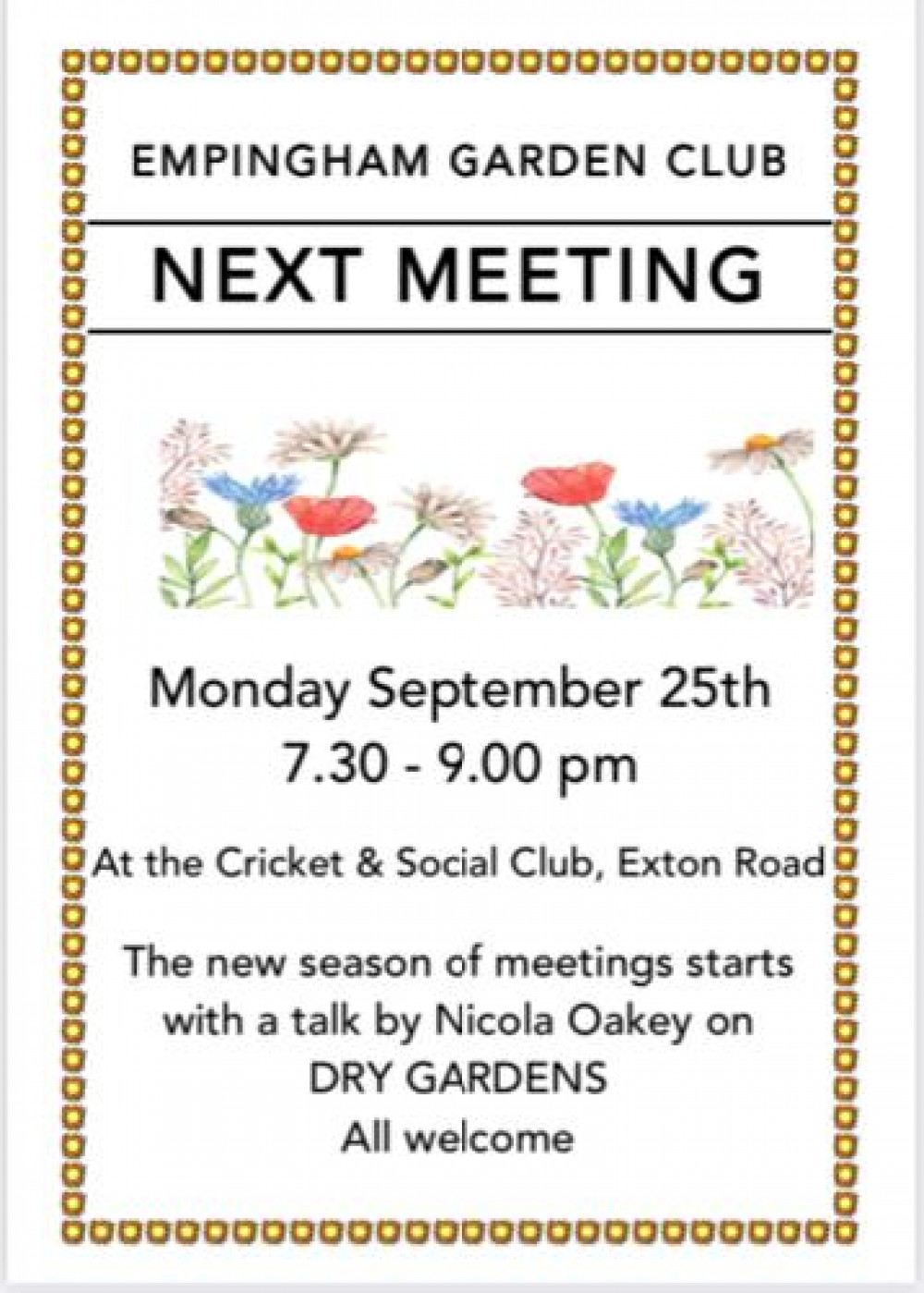 Empingham Gardening Club Empingham Gardening Club