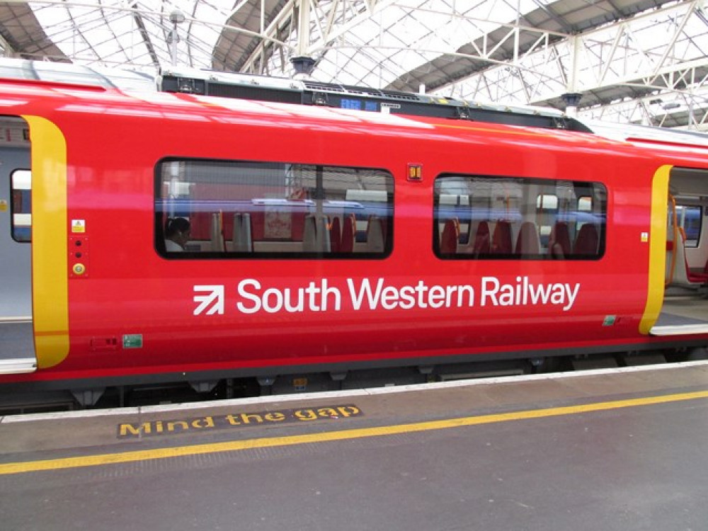 Commuter trains were disrupted this morning due to a swan on the tracks. (Photo: SWNS)