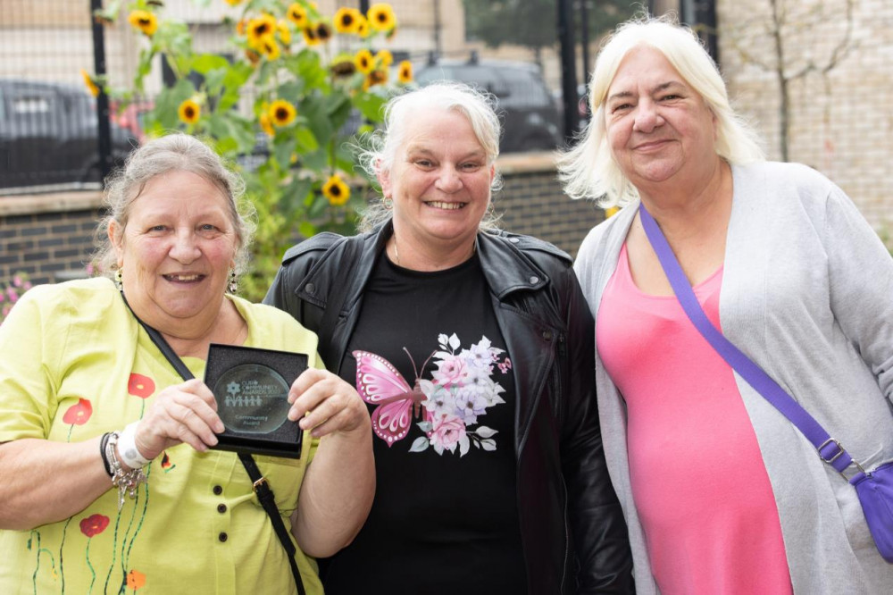 The winners in Peasedown The winners in Peasedown