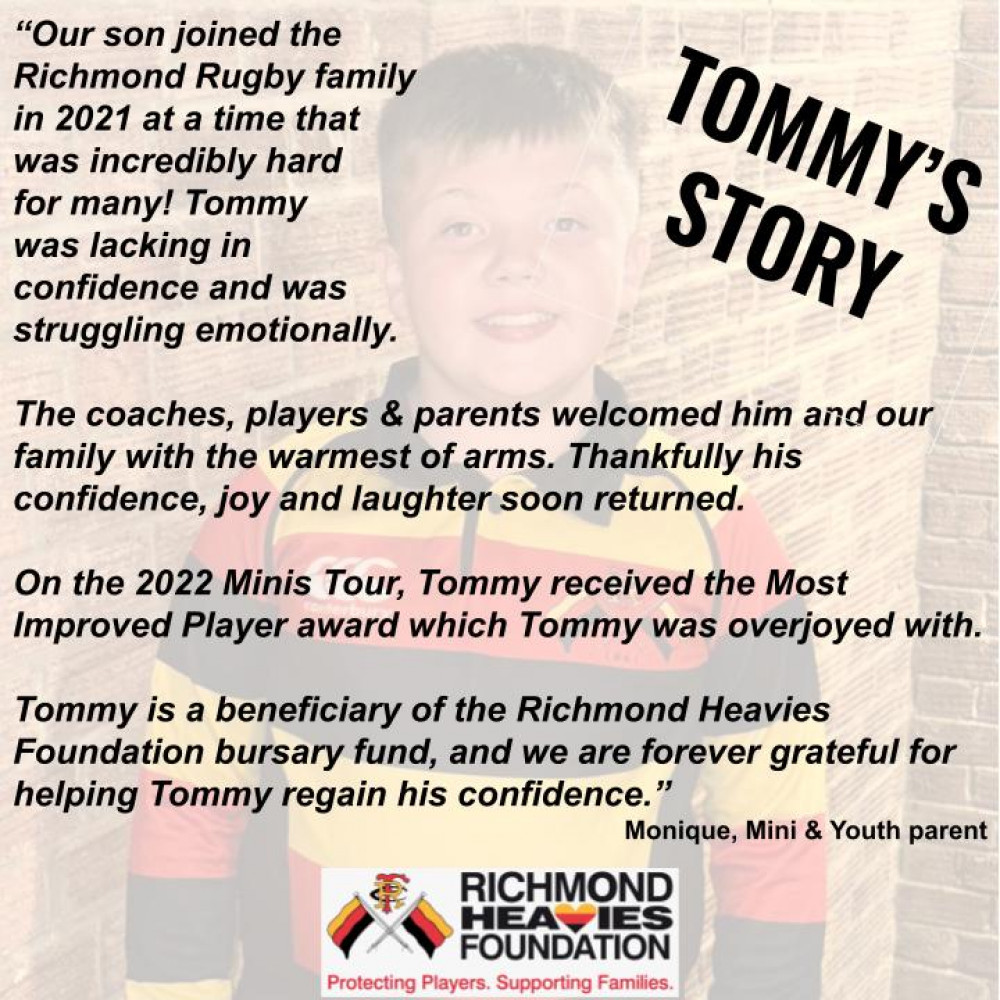 Tommy's Story shows the difference a Foundation bursary makes. 