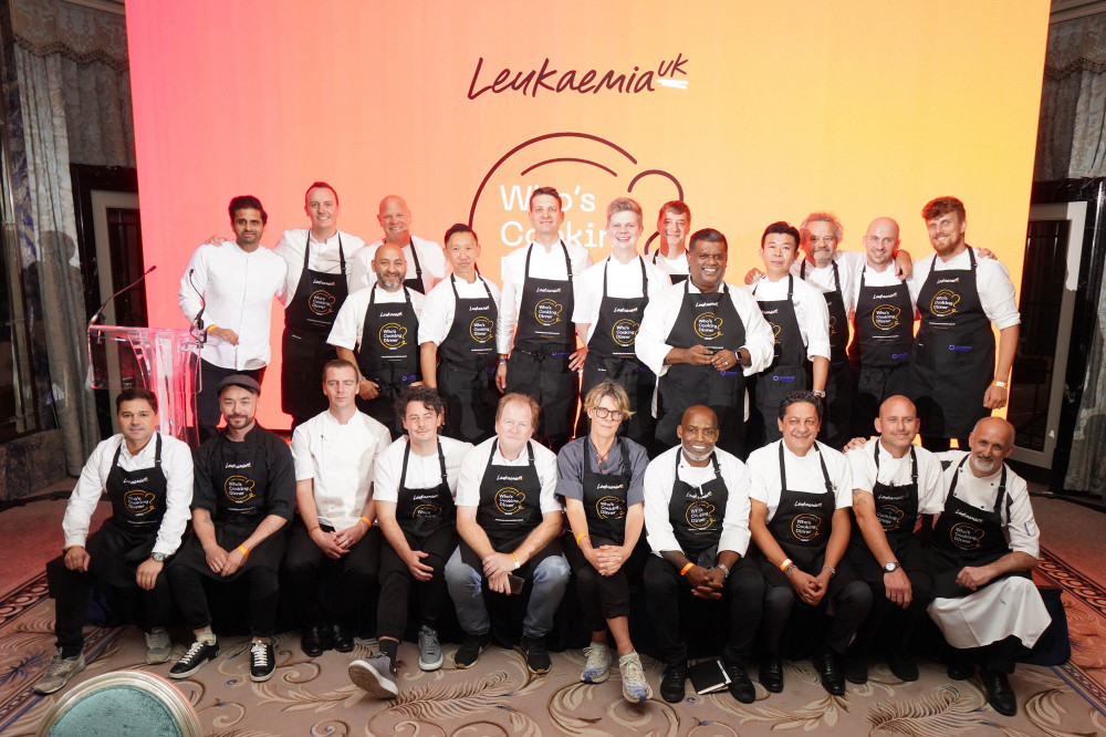 Chefs at Who's Cooking Dinner 2023 (Picture: Leukaemia UK)