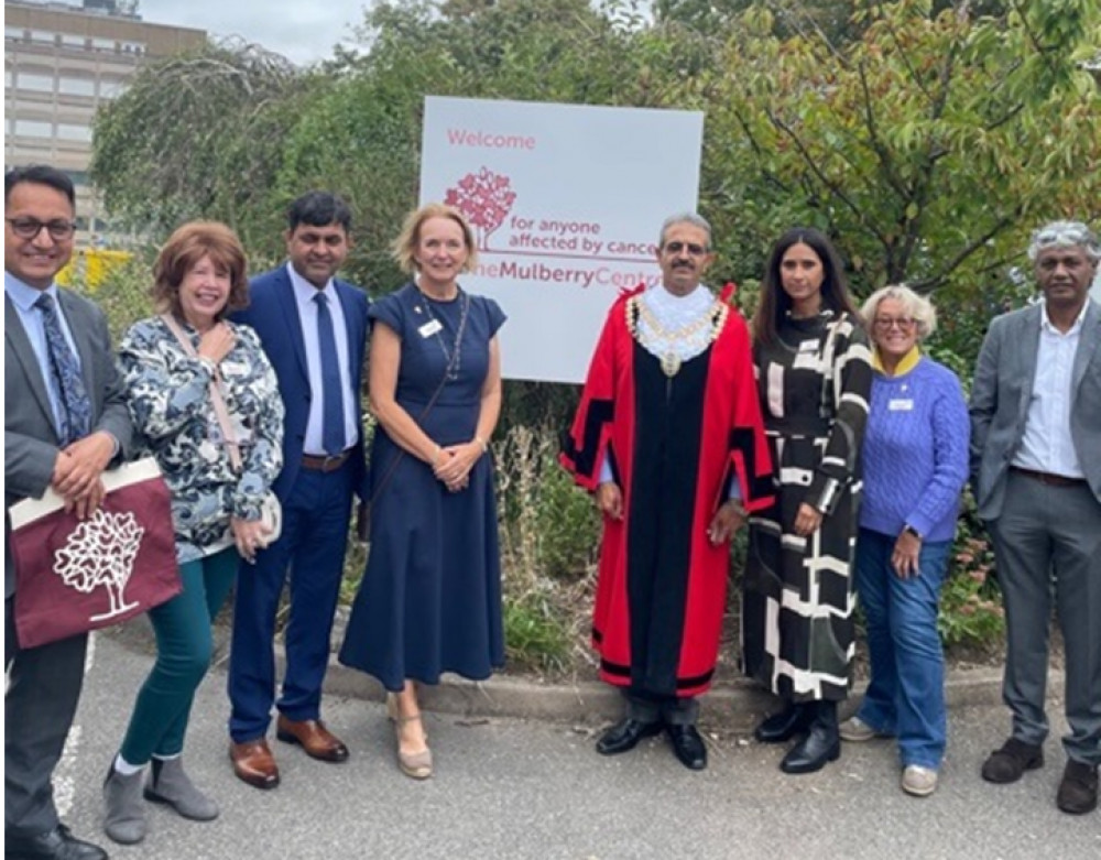 The Mayor of Hounslow at the Open Day. (Photo Credit: The Mulberry Centre). 