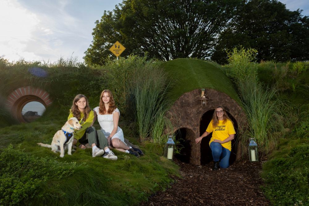 A family of six have become the first to stay overnight in a quirky wombat’s burrow – after winning a UK competition to celebrate top holiday mishaps. A family of six have become the first to stay overnight in a quirky wombat’s burrow – after winning a UK competition to celebrate top holiday mishaps.