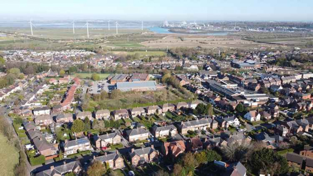 Looking over the Princeway site towards the Mersey Estuary